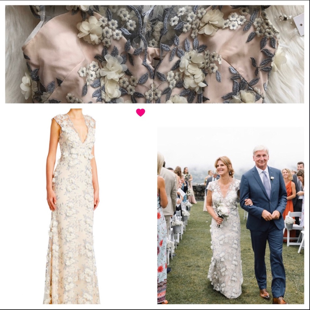 Badgely Mischka gown